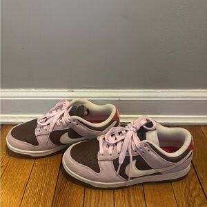 Nike Women's Sneakers - Pink and Brown